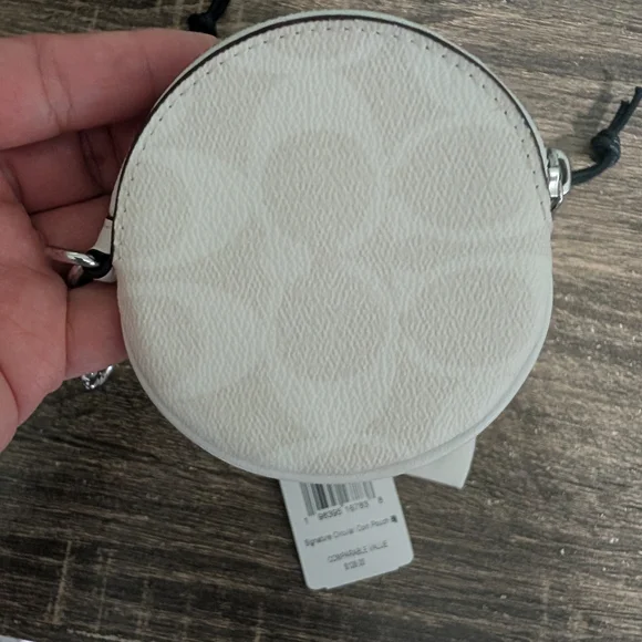 Coach Chalk White Circular Pouch - Picture 7 of 7